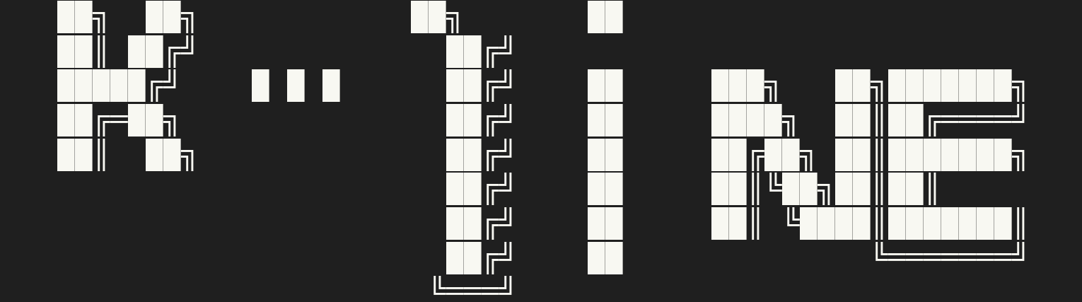 K-1ine ASCII logo