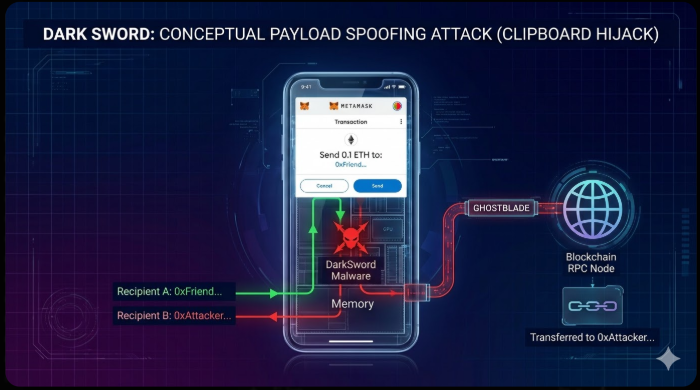 DARK SWORD: CONCEPTUAL PRIVATE KEY EXFILTRATION & OFF-SITE FORGERY - Diagram 1